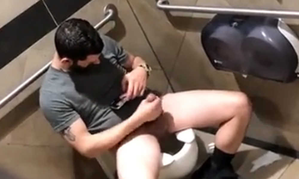 men caught jerking off in public