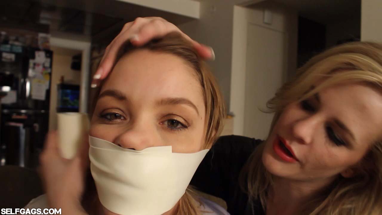 Best of Microfoam tape gagged