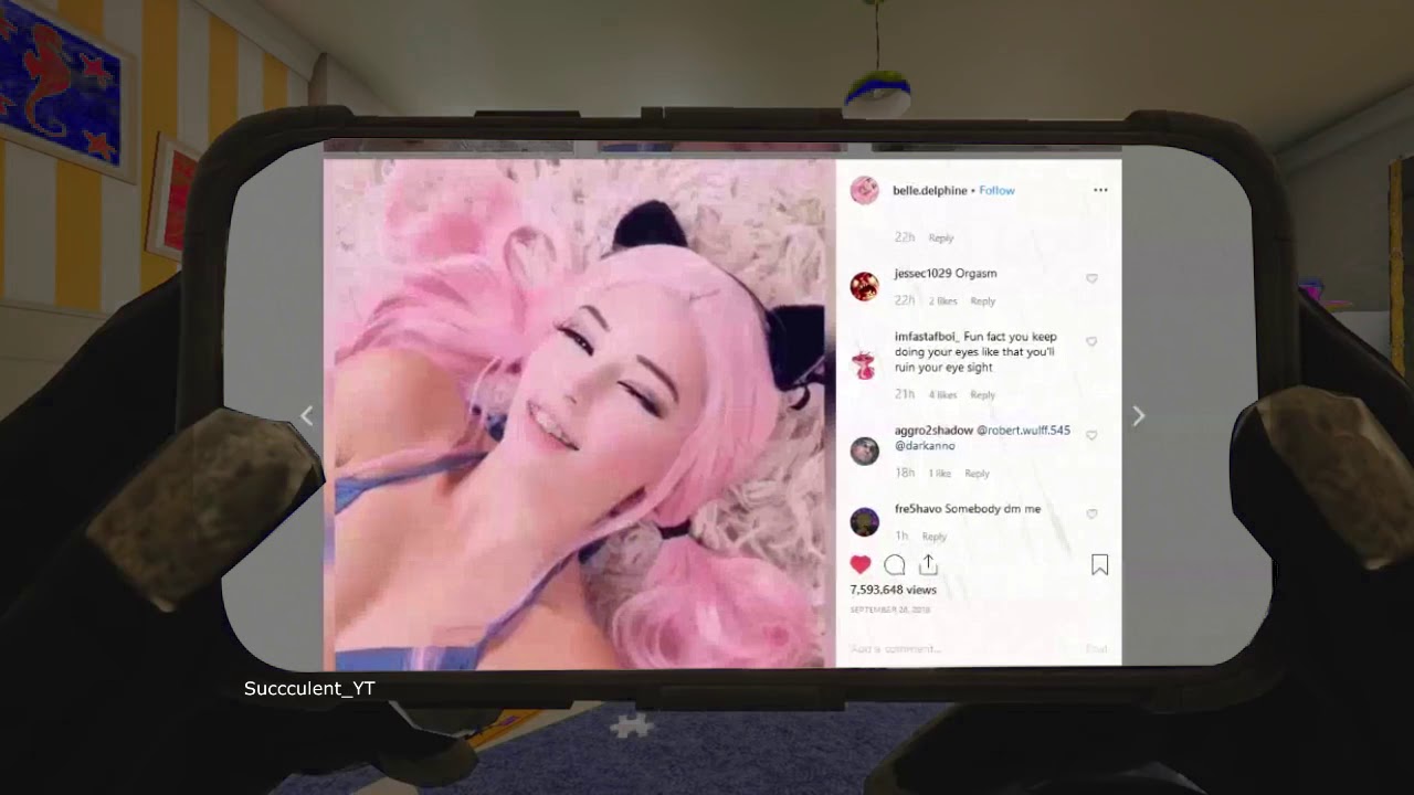 arjun ghai recommends belle delphine orgasm pic