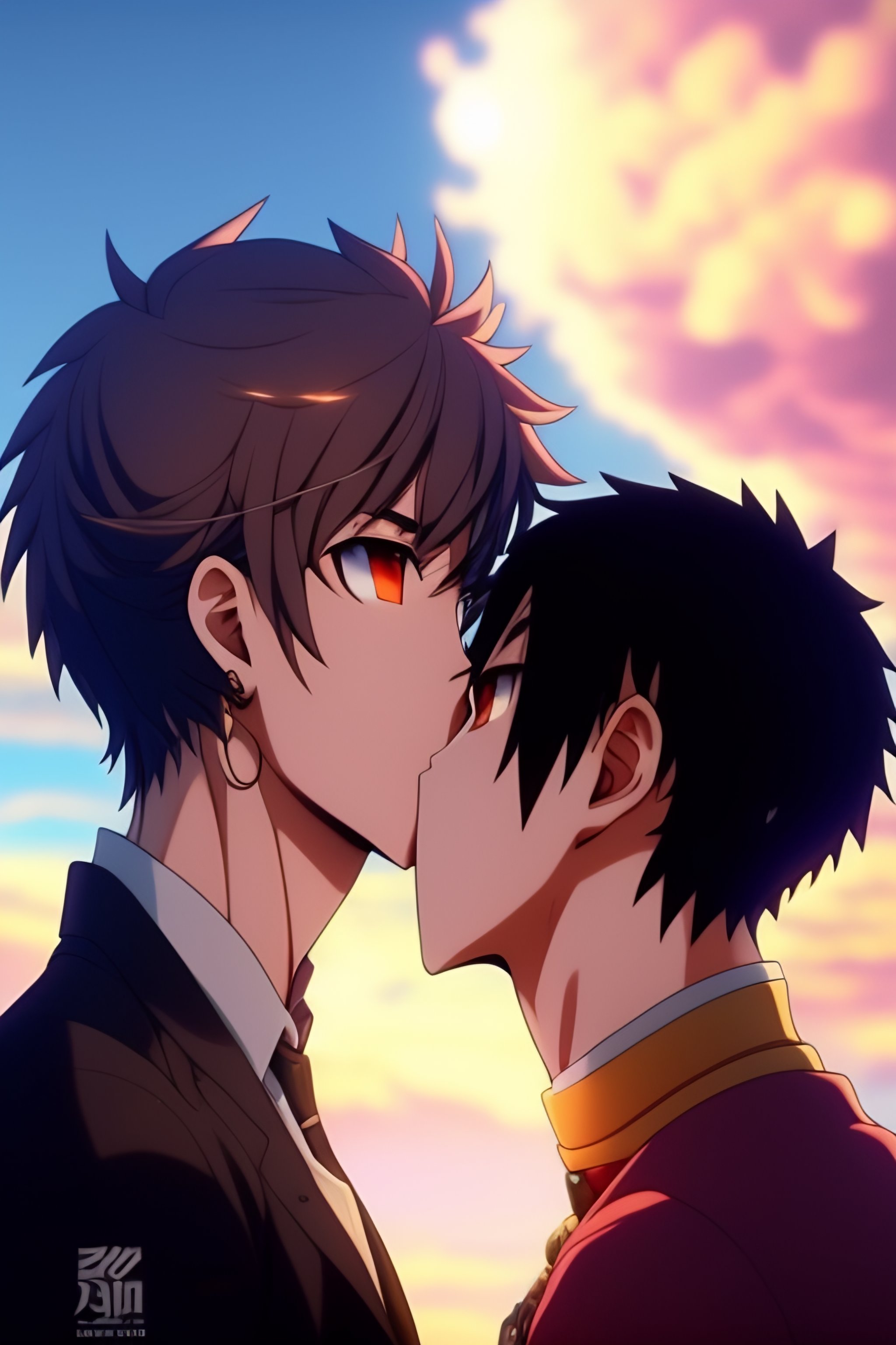 Anime Guys Kissing scene search