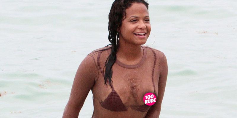 brittney riddick recommends Hot Celebrity Nip Slips