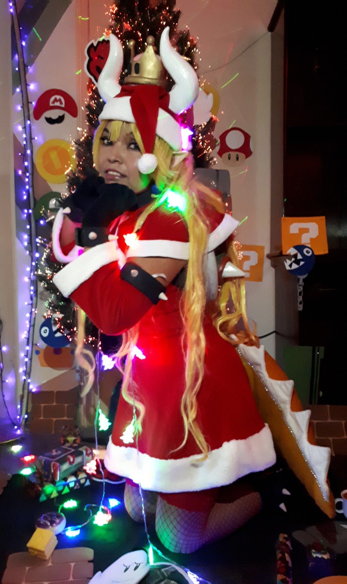 donnie bandy add photo merry x mas with bowsette