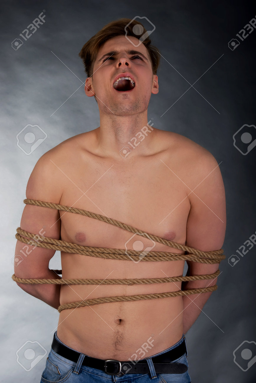 guy tied up