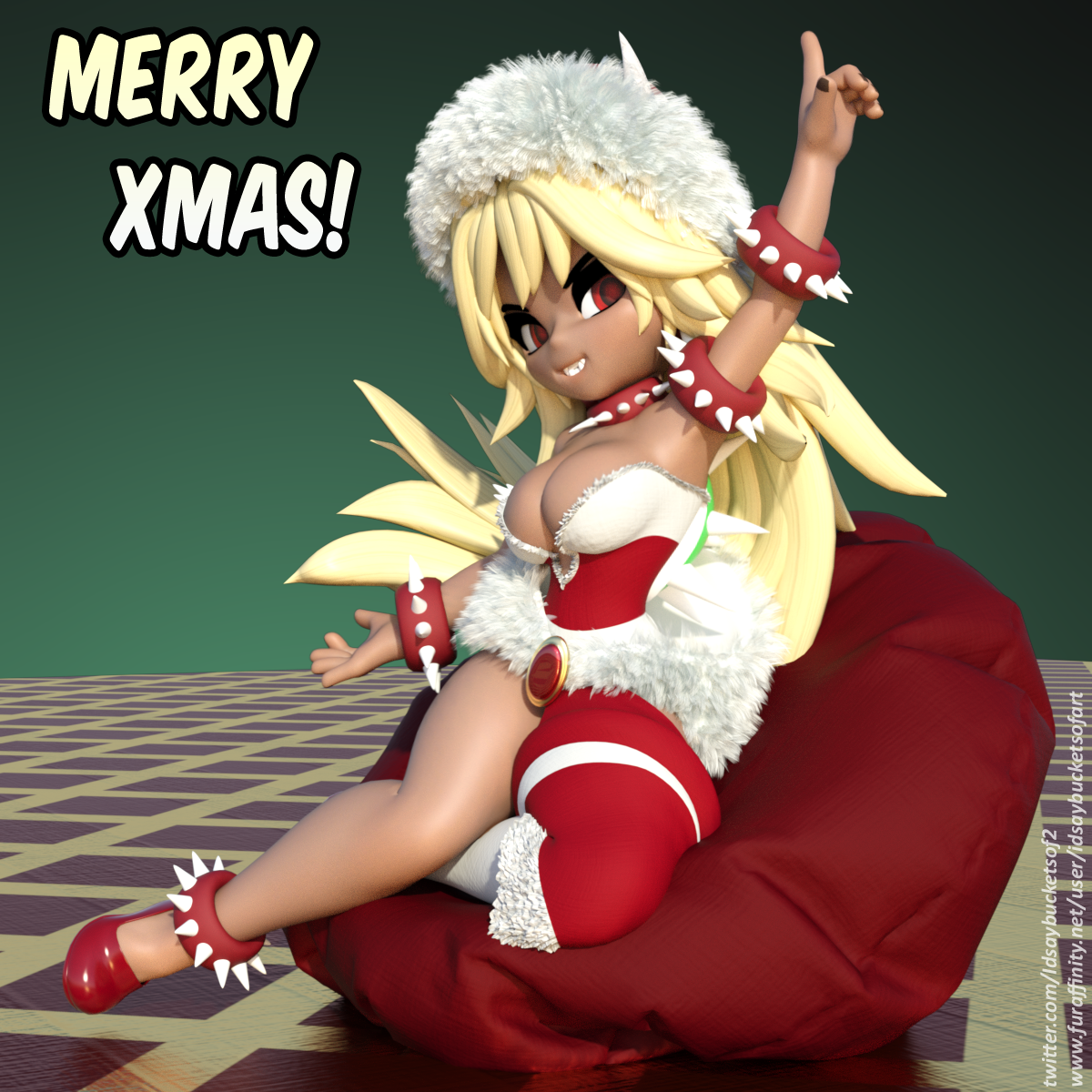 destiny goods recommends merry x mas with bowsette pic