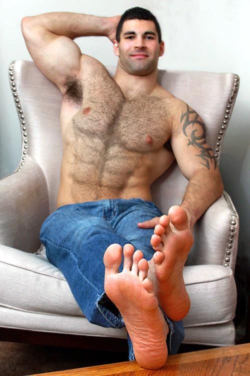 Naked Mens Feet job tip